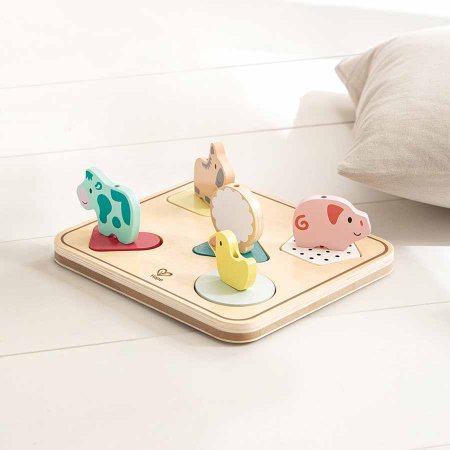 Hape Игрушка сортер "Учим цвета и домашних животных"