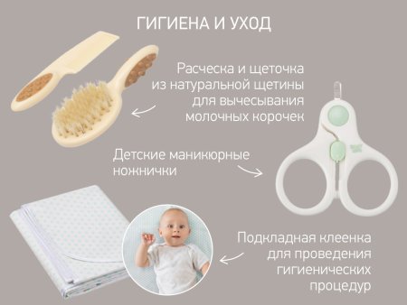 Roxy kids Набор для новорожденного Bunny box, 15 предметов