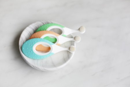 Roxi Kids Зубная щетка для детей Seahorse ультрамягкая, 10.000 щетинок, 2 штуки / цвет мятный, зеленый
