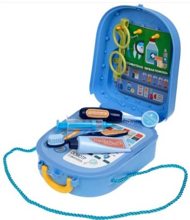 1toy Игровой набор "Клиника" в рюкзачке, серия Профи