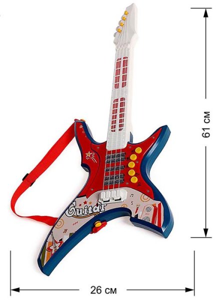 Zabiaka Игрушка гитара "Крутой Рокер"