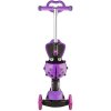 Novatrack Детский самокат-кикборд Disco-kids, трансформер, нагрузка max 25кг, фиолетовый
