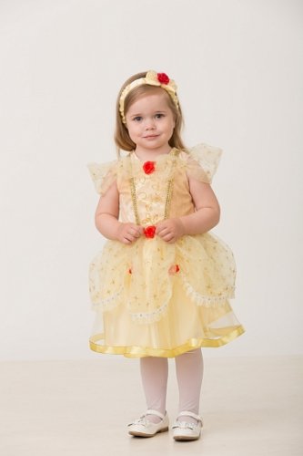 Карнавальный костюм "Принцесса Белль" / возраст на 18 месяцев / рост 98 см