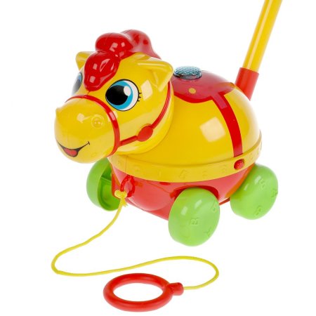 Умка Музыкальная игрушка Каталка-трещотка 308828 / цвет желтый