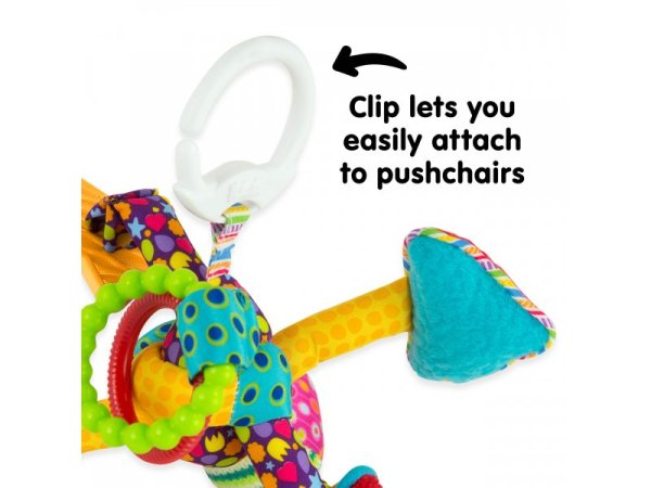 Lamaze(Ламаз)Игрушка с подвесом развивающая для малышей Активный узелок