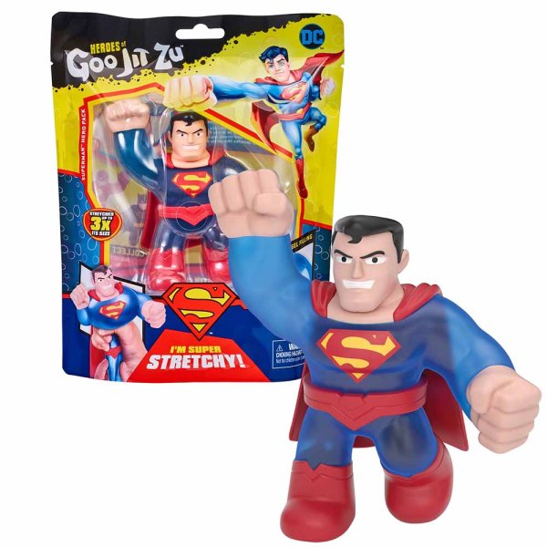 GooJitZu Игрушка тянущаяся фигурка "Супермен DC"