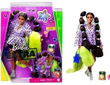 Barbie Кукла Экстра Брюнетка с косичками					