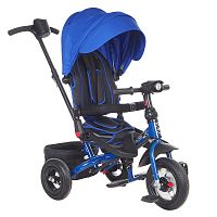 Mini Trike Трехколесный велосипед с поворотным сидением Blue Canopy, надувные колеса 10"/8"/синий