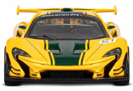 Автопанорама Машинка металлическая Mclaren P1 GTR / цвет желтый