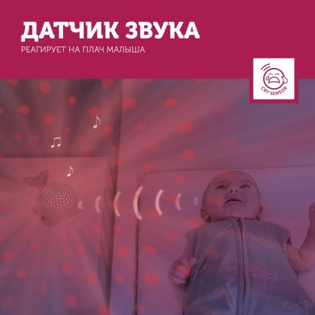 ZAZU Проектор водяных капель "Кит Валли" (Wally) 0+ /Серый