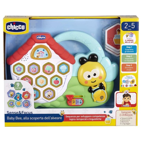 Chicco Игрушка развивающая Пчелка, на 4х языках
