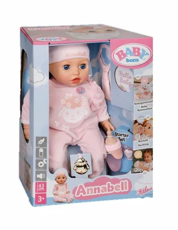 БЕБИ борн. Интерактивная кукла Анабель 43 см 2.0. BABY born