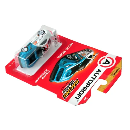 Машинка коллекционная 1:64, Серия Racing Cars, RCN-002, тиффани/белый, 1/64/128