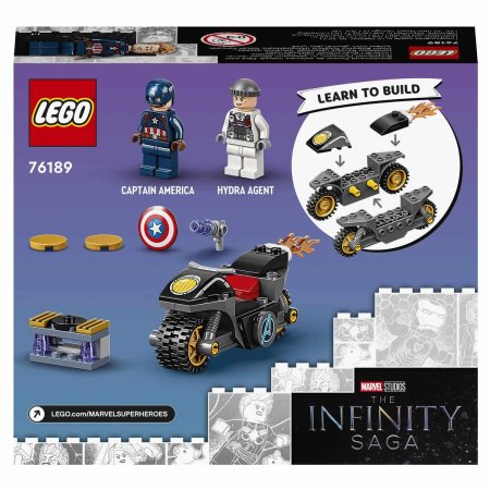 Lego Super Heroes Конструктор "Битва Капитана Америка с Гидрой" 76189