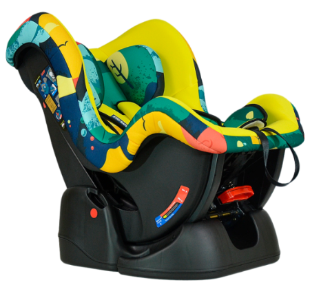 Farfello Автокресло GE-B / цвет yellow-colorful/космос желтый