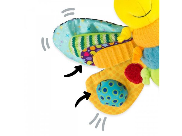 Lamaze(Ламаз) Игрушка с подвесом развивающая для малышей Светлячок Фредди