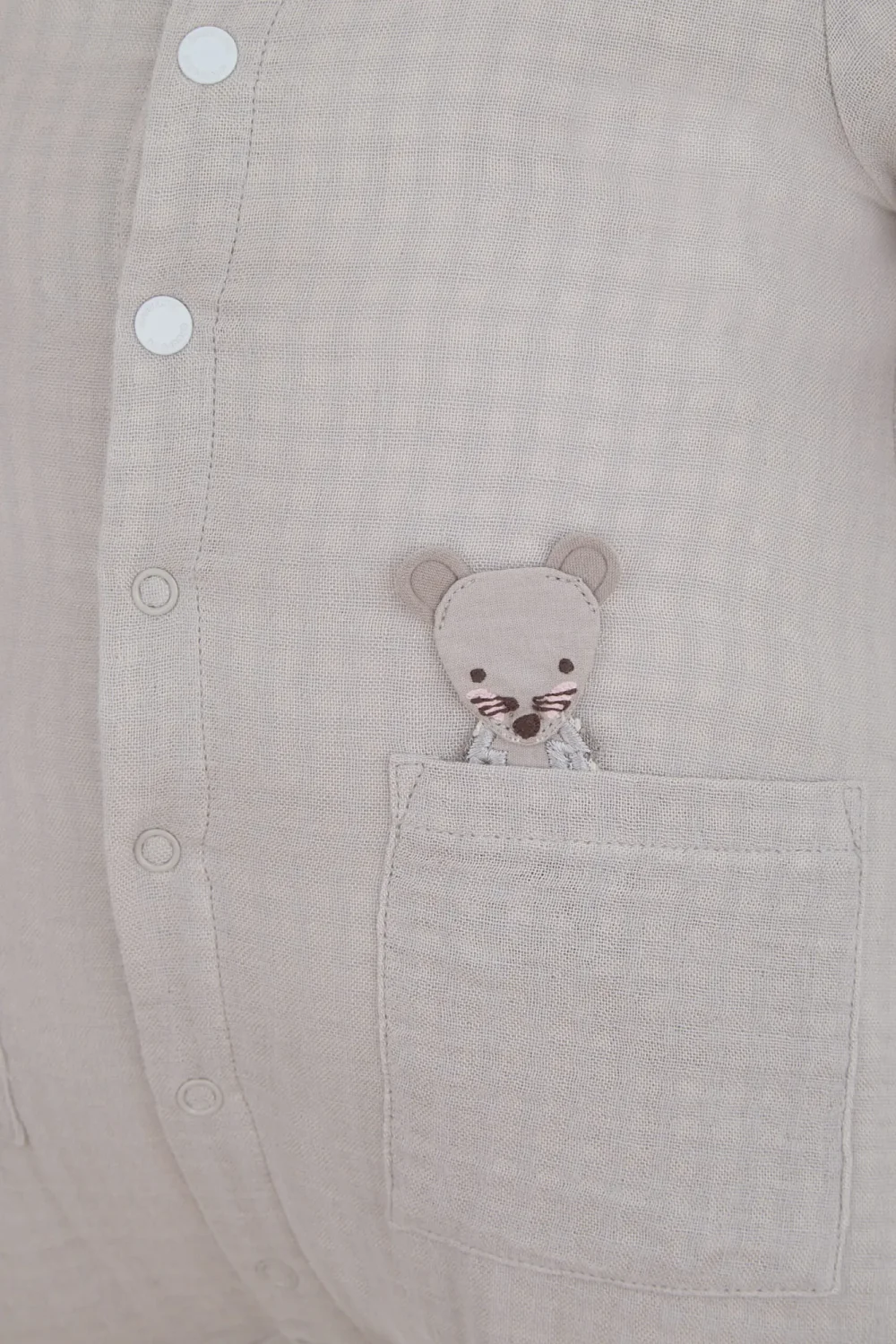 Choupette Комбинезон из муслина для мальчика / цвет серый