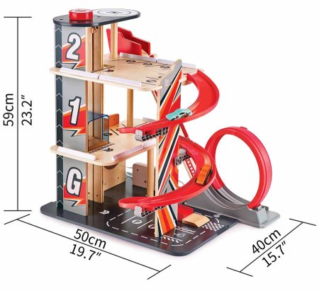 Hape Многоуровневая автостоянка-гараж для трюков