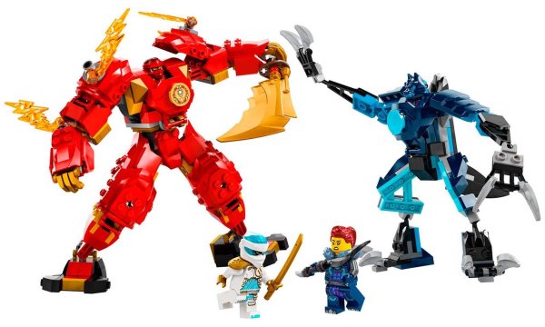 Lego Конструктор Ninjago "Элементальный огненный робот Кая"