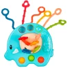 Сенсорная игрушка-тянучка для малышей «Слоник», грызунок, Монтессори, Крошка Я 
