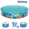 Bestway Бассейн Одиссея с жестким бортом 55031 / цвет прозрачный