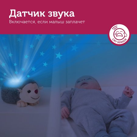 ZAZU Проектор звёздного неба "Ёжик Гарри" (Harry) 0+