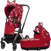 Коляска Cybex Priam III FE JS Petticoat 2в1+спальный блок+рама Chrome