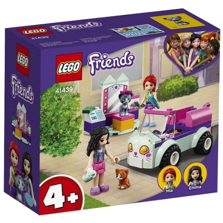 Lego Friends Конструктор Передвижной груминг-салон для кошек / цвет белый, фиолетовый, розовый