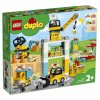 LEGO DUPLO Конструктор "Башенный кран на стройке" 123 детали