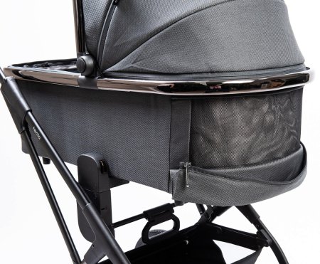 Коляска Peppy Tecla 2в1 Shadow Antrazit Chrome Edition  (графит)