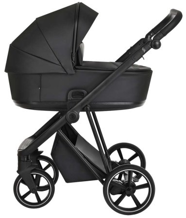 Roan Коляска 2 в 1 Sol Eco / цвет Black (черная кожа)