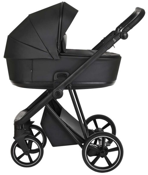 Roan Коляска 2 в 1 Sol Eco / цвет Black (черная кожа)