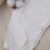 Babyedel Комбинезон на запахе, закрытые ножки, интерлок