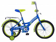 Mustang 239446  Велосипед детский 18 с звонком / цвет  синий/салатовый					
