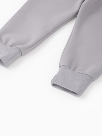 (м)Костюм (толстовка и брюки)BASIC LINE,серый  (р.62-68)