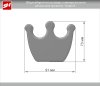 Soohoo корона декоративная золотая