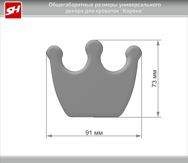 Soohoo корона декоративная золотая