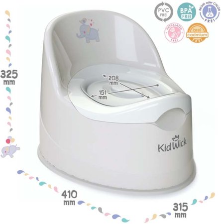 Kidwick Горшок туалетный Гигант / цвет серый