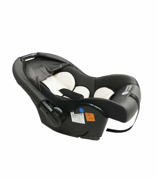 Bambini Moretti Детское автомобильное кресло BM-322 / группа 0+, Lux / цвет серый-чёрный