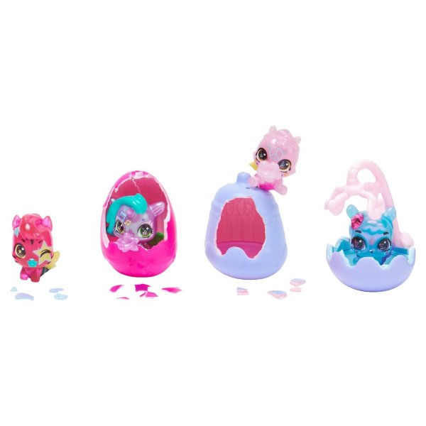 Hatchimals Набор фигурок "Блестящие малыши" (Cюрприз) 4шт 10 сезон
