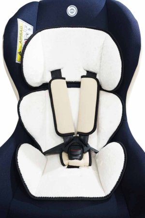 Bambini Moretti Детское автомобильное кресло BM-303 / группа 0+/I, Lux, цвет / темно - синий-бежевый