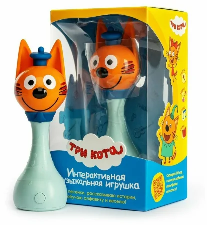 Интерактивная музыкальная игрушка alilo Три Кота. Модель Коржик. 