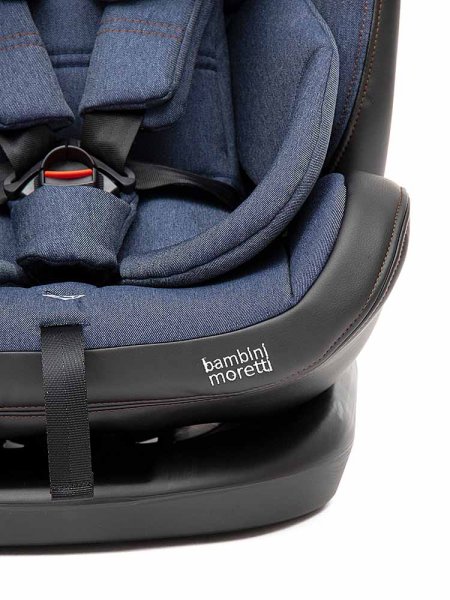 Bambini Moretti Детское автокресло ST-3 (0-36 кг) / цвет джинс с коричневой строчкой