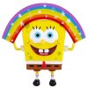 игрушка SpongeBob игрушка пластиковая 20 см - Спанч Боб радужный (мем коллекция)
