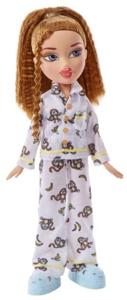 Bratz Кукла с аксессуарами Slumber Party Меган