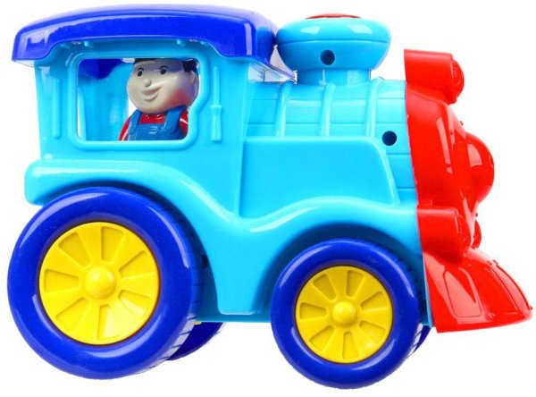 Умка Развивающая игрушка «Синий Трактор. Каталка-паровоз»