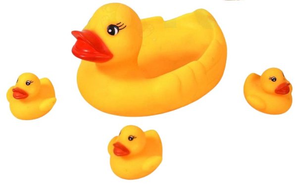 Юг-тойз Набор животных для купания "Уточки"