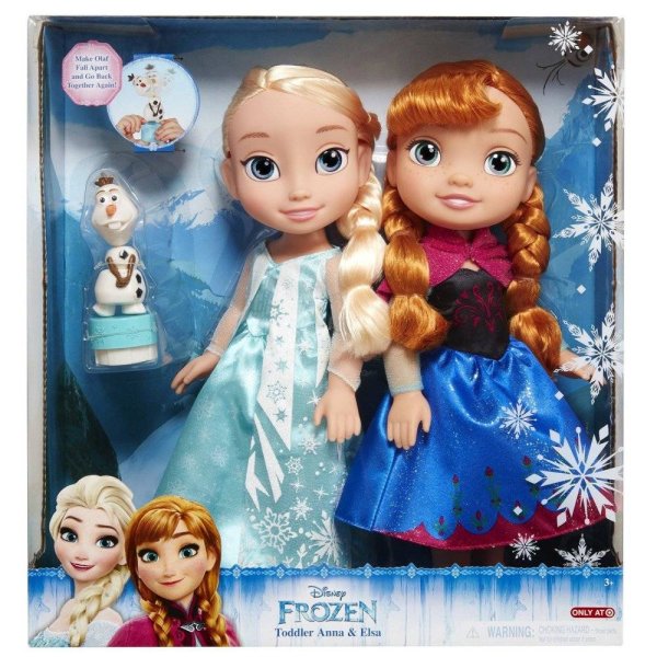 игрушка Disney Набор кукол Холодное Cердце: Эльза и Анна 35 см Олаф