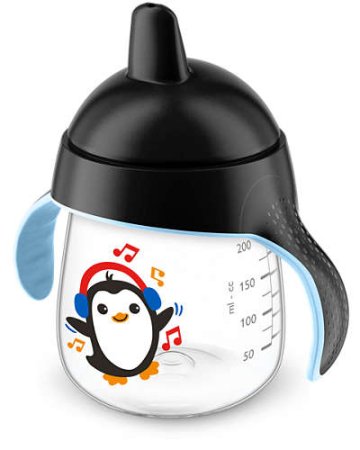 Avent Чашка поильник, 260 мл, с 1 года до 3 лет, черный, артикул: F753/SC03