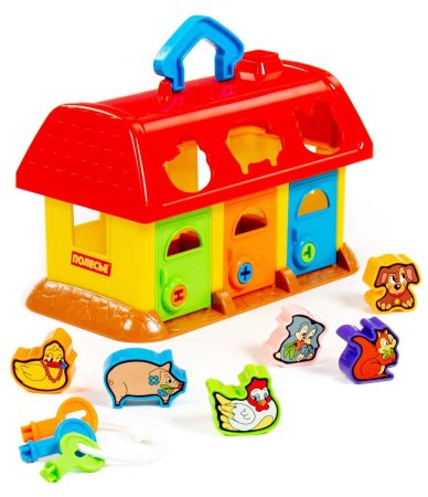 Полесье Развивающая игрушка "Домик для зверей"